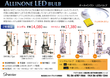 オールインワンLEDバルブ2025 チラシ