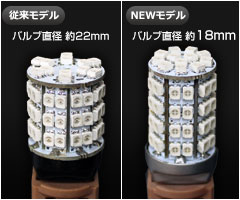 T20切替機能内蔵ツインカラーバルブ60発レッド/アンバー切替